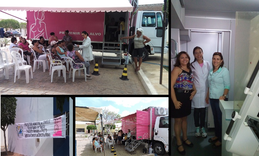 ZABELÊ RECEBEU UNIDADE MÓVEL DE MAMOGRAFIA DO PROJETO AMIGOS DO PEITO.