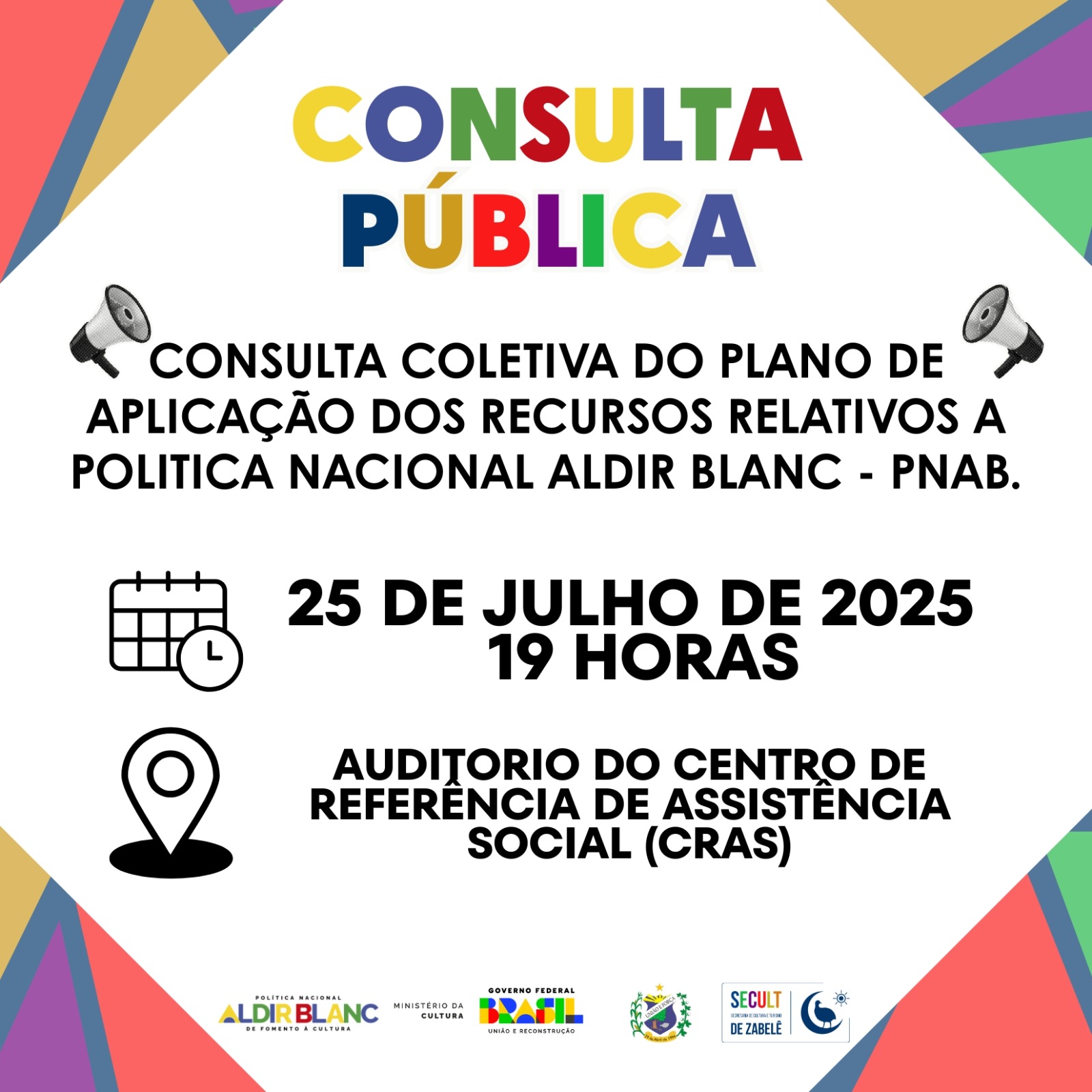 Consulta Pública do Plano de Aplicação dos Recursos