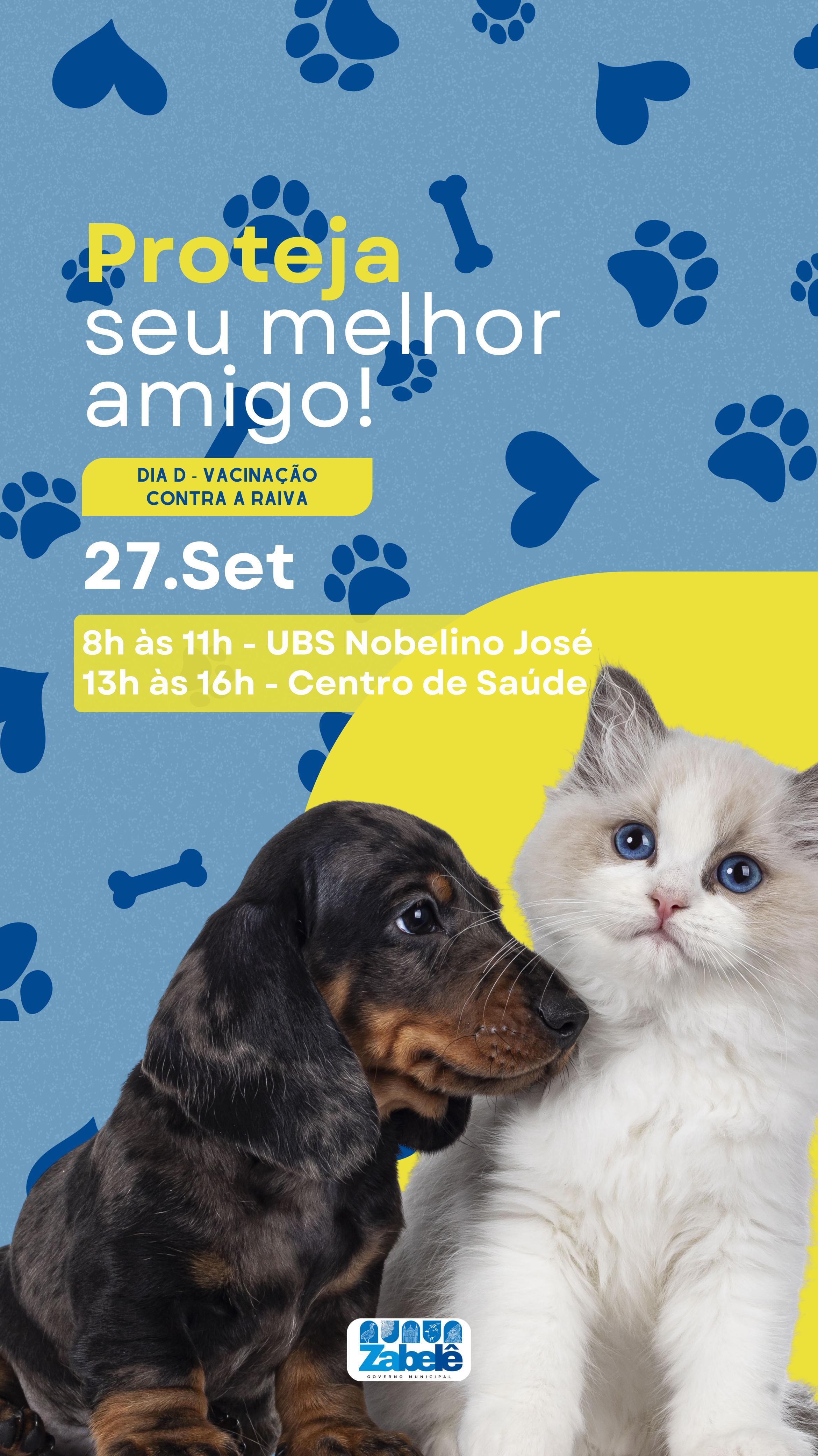 Dia D de Vacinação contra a Raiva!