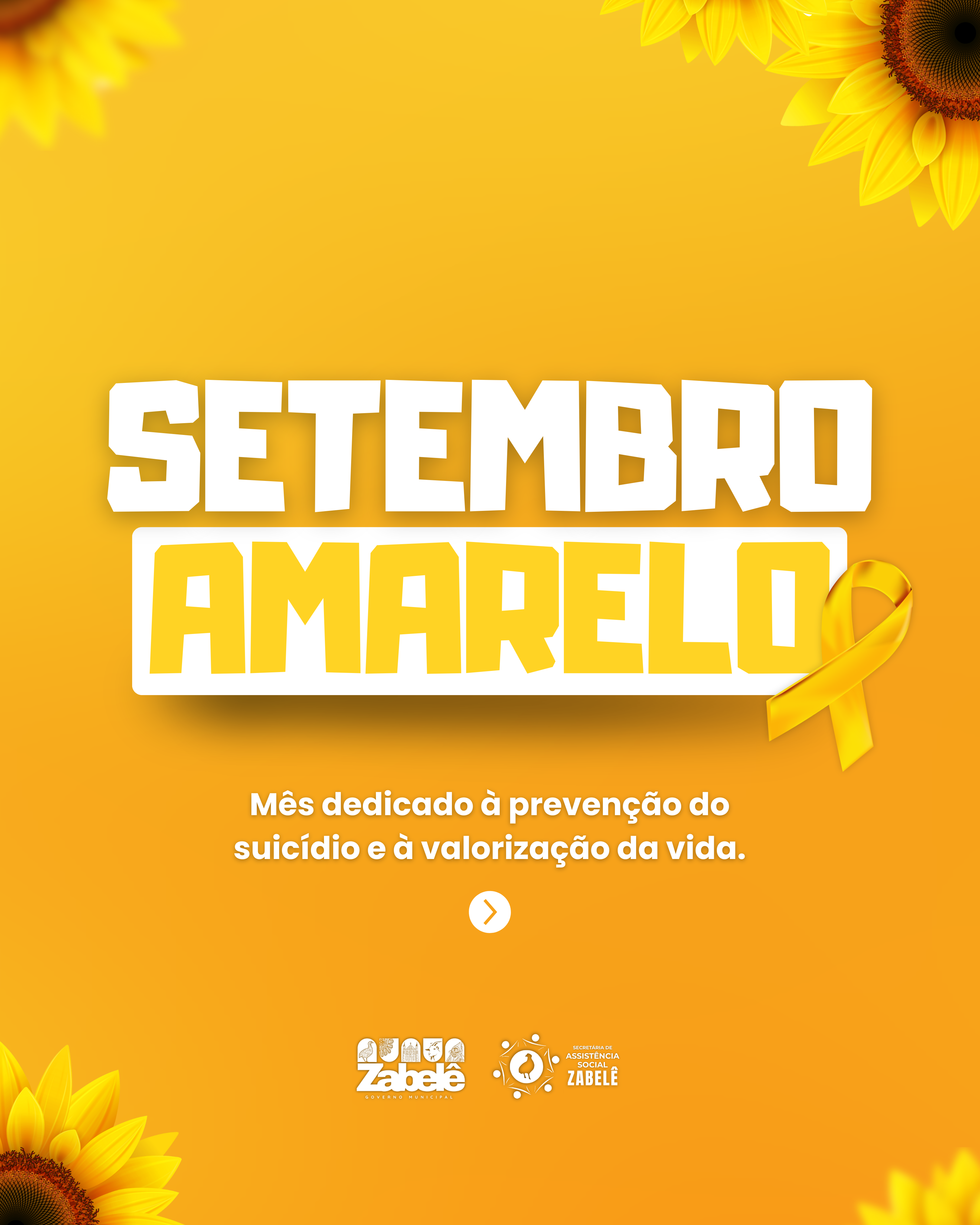 Setembro Amarelo – Mês de Valorização da Vida