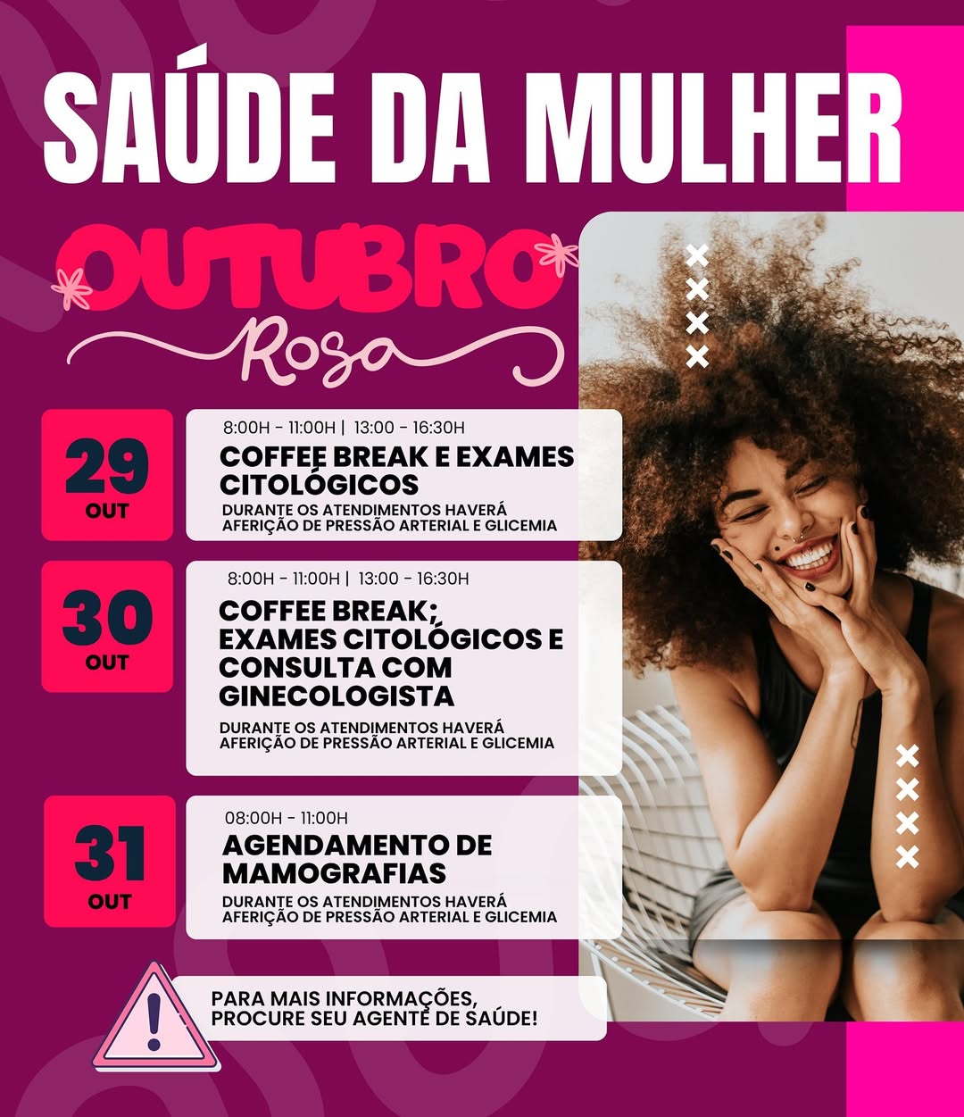 OUTUBRO ROSA | SAÚDE DA MULHER